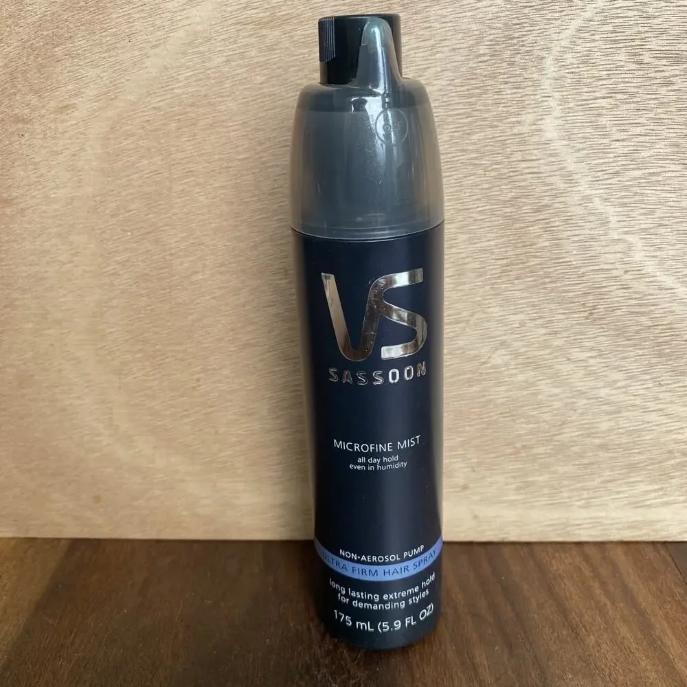 VS Vidal Sassoon Microfine Mist All Day Hold Ultra Firm Hair Spray 5.9 oz *Read*